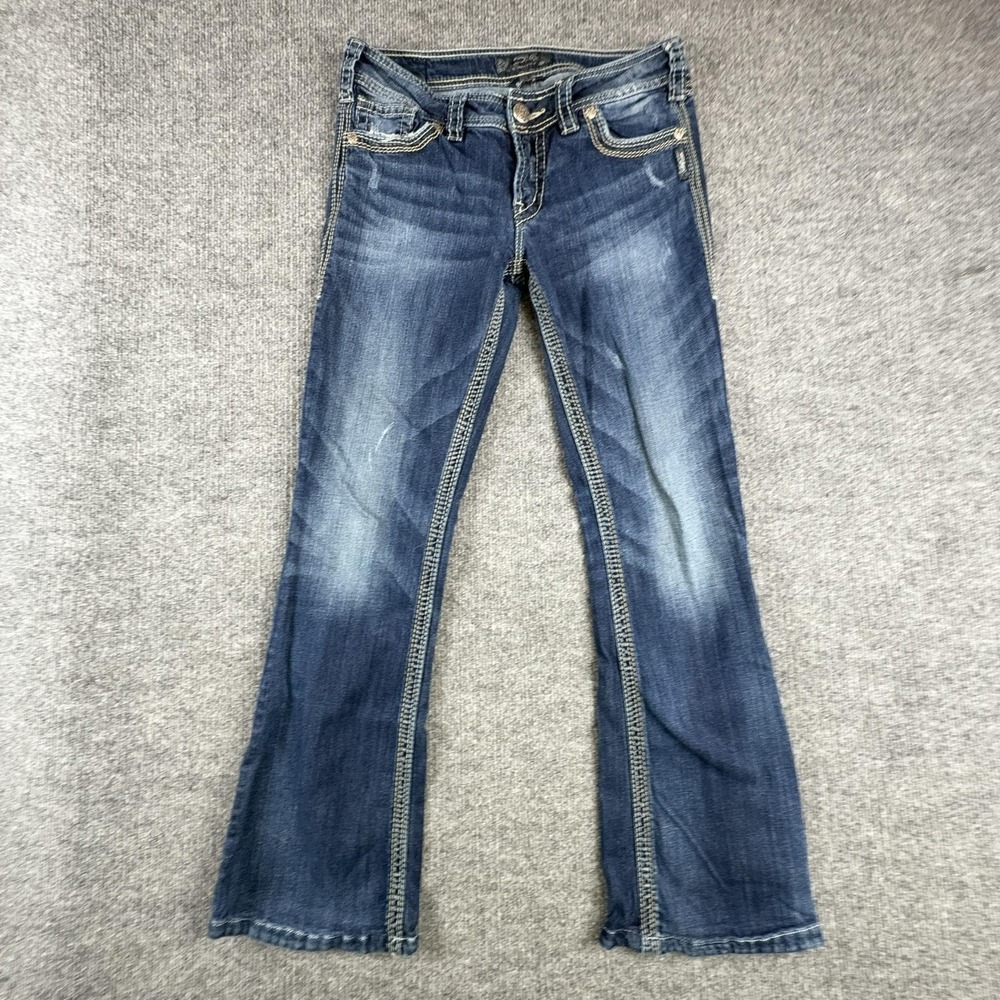 Silver Jeans Co Suki Surplus Jeans Womens 29x32 Medium Blue Bootcut Stretch